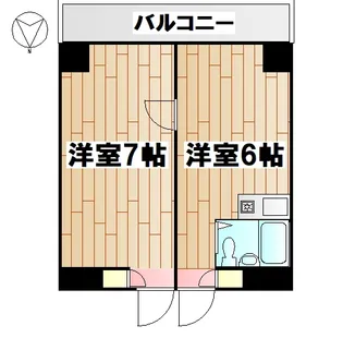 神奈川県横浜市港北区大倉山1【マンション】の間取り