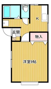 へーリオスA【1階】の間取り