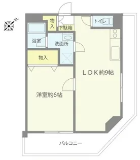 シャトレー深沢【2階】の間取り