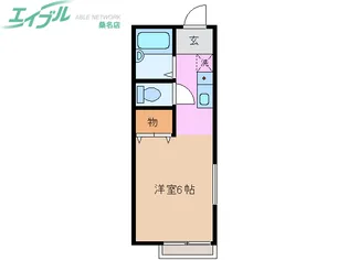 コーポ伊藤【2階】の間取り