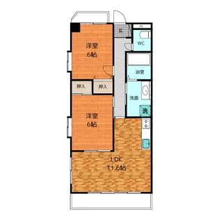 CHANSE DE MAISON【4階】の間取り