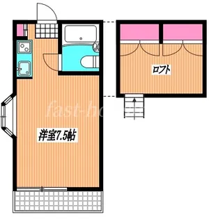 オーネス【2階】の間取り