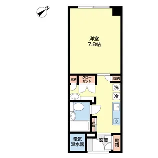 1Rの間取り画像