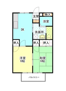 マニーハイツ【2階】の間取り