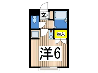 リバーサイドコハマ【3階】の間取り
