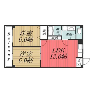 千葉県大網白里市みずほ台1【マンション】の間取り