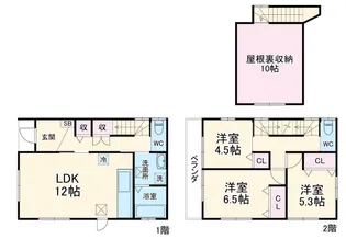 埼玉県川口市大字安行原【一戸建】の間取り