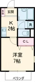 グレイス東磯山【2階】の間取り