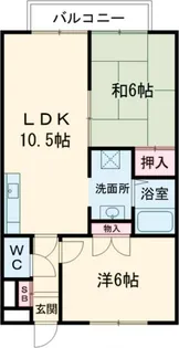 奈良県奈良市中山町西3【アパート】の間取り