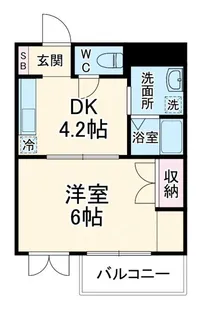 メゾン平間I【2階】の間取り