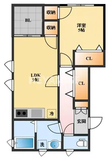 パークサイドA【1階】の間取り