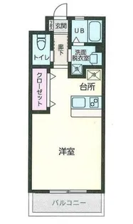 ヴィラアンジュ【4階】の間取り