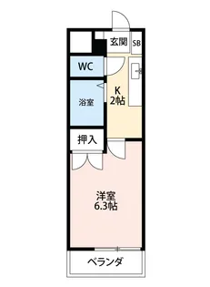 東京都八王子市東浅川町【マンション】の間取り