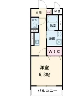 プティメゾン【1階】の間取り