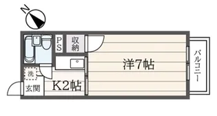 コーポドリームキャッスル【2階】の間取り