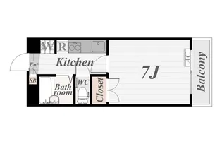 丸ビル(大黒町)【5階】の間取り