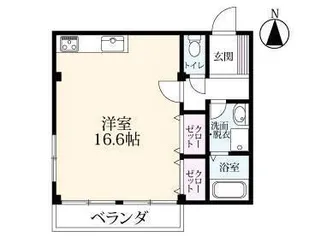 ドリームライフ鍋島【1階】の間取り