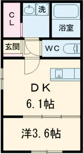 Baum Ojima【3階】の間取り