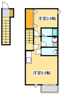 あすとpark名取【2階】の間取り