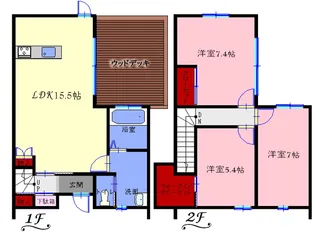 和歌山県紀の川市下井阪【一戸建】の間取り