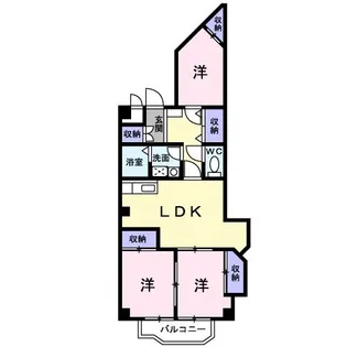 パステルビラ光陽【2階】の間取り
