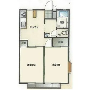 茨城県古河市西牛谷【アパート】の間取り