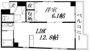 静岡県浜松市中央区田町【マンション】の間取り