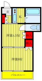 メゾン西台【3階】の間取り