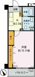サンリーフ保土ヶ谷【1階】の間取り