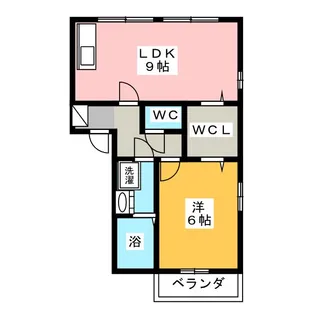 プランドール・ジュネス【1階】の間取り