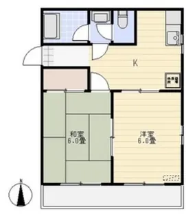 ラ・カサ相模原【1階】の間取り