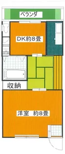 トダビル【2階】の間取り