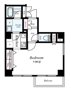プレール・ドゥーク亀戸II【3階】の間取り