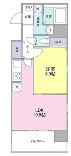 ラークガーデン木場【5階】の間取り