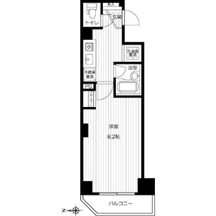 スペーシア飯田橋II【1階】の間取り