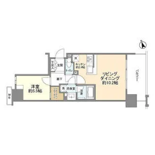 シティハウス西池袋【15階】の間取り
