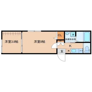 エル向山【1階】の間取り