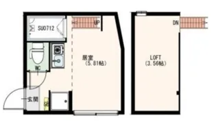 ひかりコーポEX【2階】の間取り