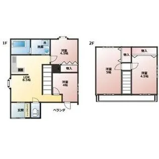 愛知県名古屋市中川区丸米町2【一戸建】の間取り