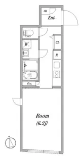 スマートヴィラ中延 参番館【1階】の間取り