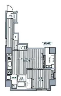 ニッシングローリー池袋【7階】の間取り
