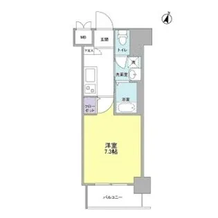 ハイラインII【6階】の間取り