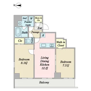 Tobit【3階】の間取り