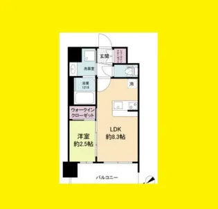 セレニテ江坂エクラ【3階】の間取り