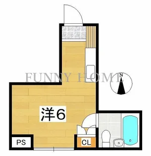 東京都杉並区下高井戸3【アパート】の間取り