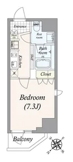 Primal 蔵前【5階】の間取り