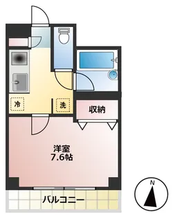 KSキャトルセゾンIII【3階】の間取り