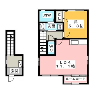 Charmant【2階】の間取り