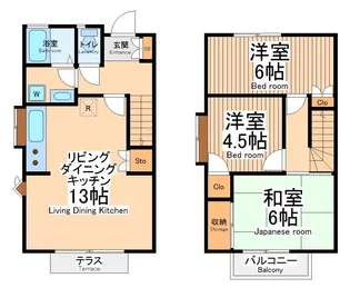東京都町田市金井5【一戸建】の間取り