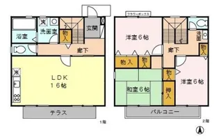 シャルム【1階】の間取り